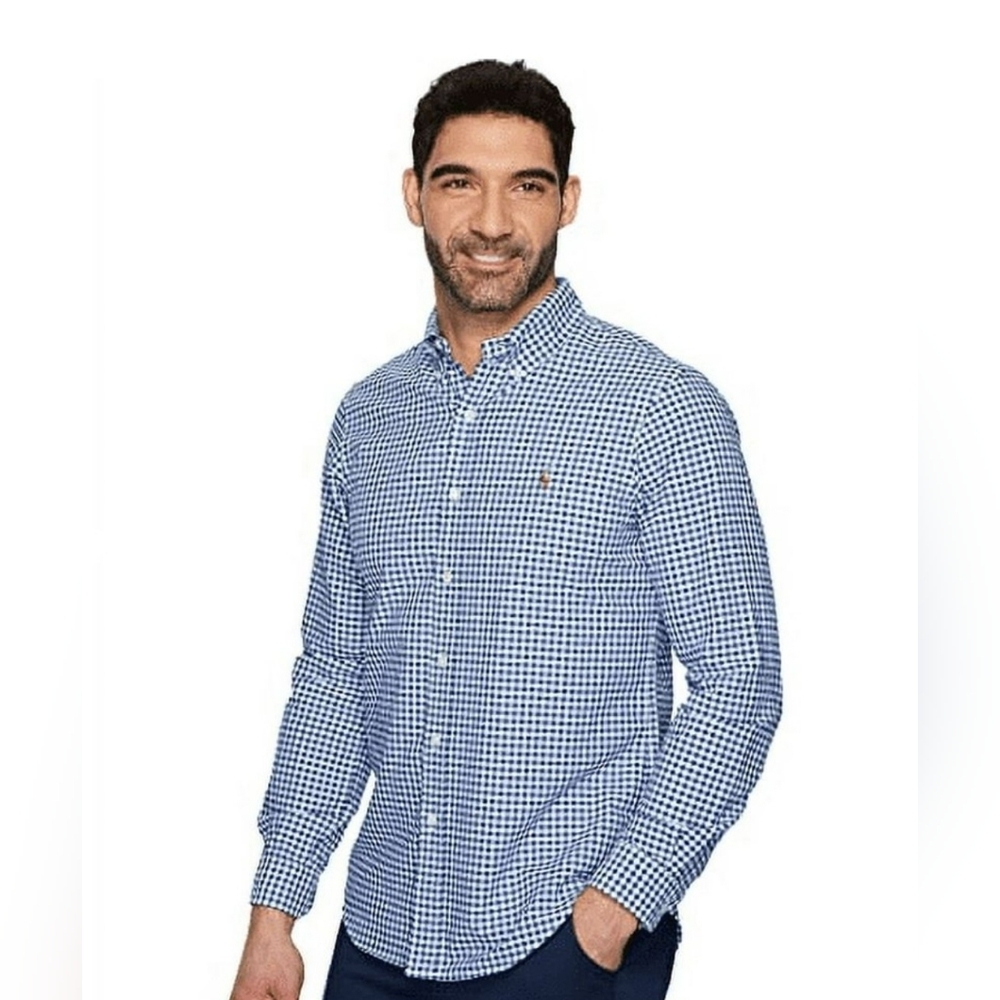 Polo Ralph Lauren Men's Classic Gingham Oxford Shirt Size XL